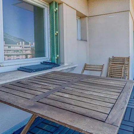 Proche Parc Paul Mistral, 2 Chambres, Wifi, Balcon * 그르노블